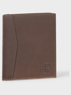Bruin - Osprey London - The Compass leren paspoorthouder