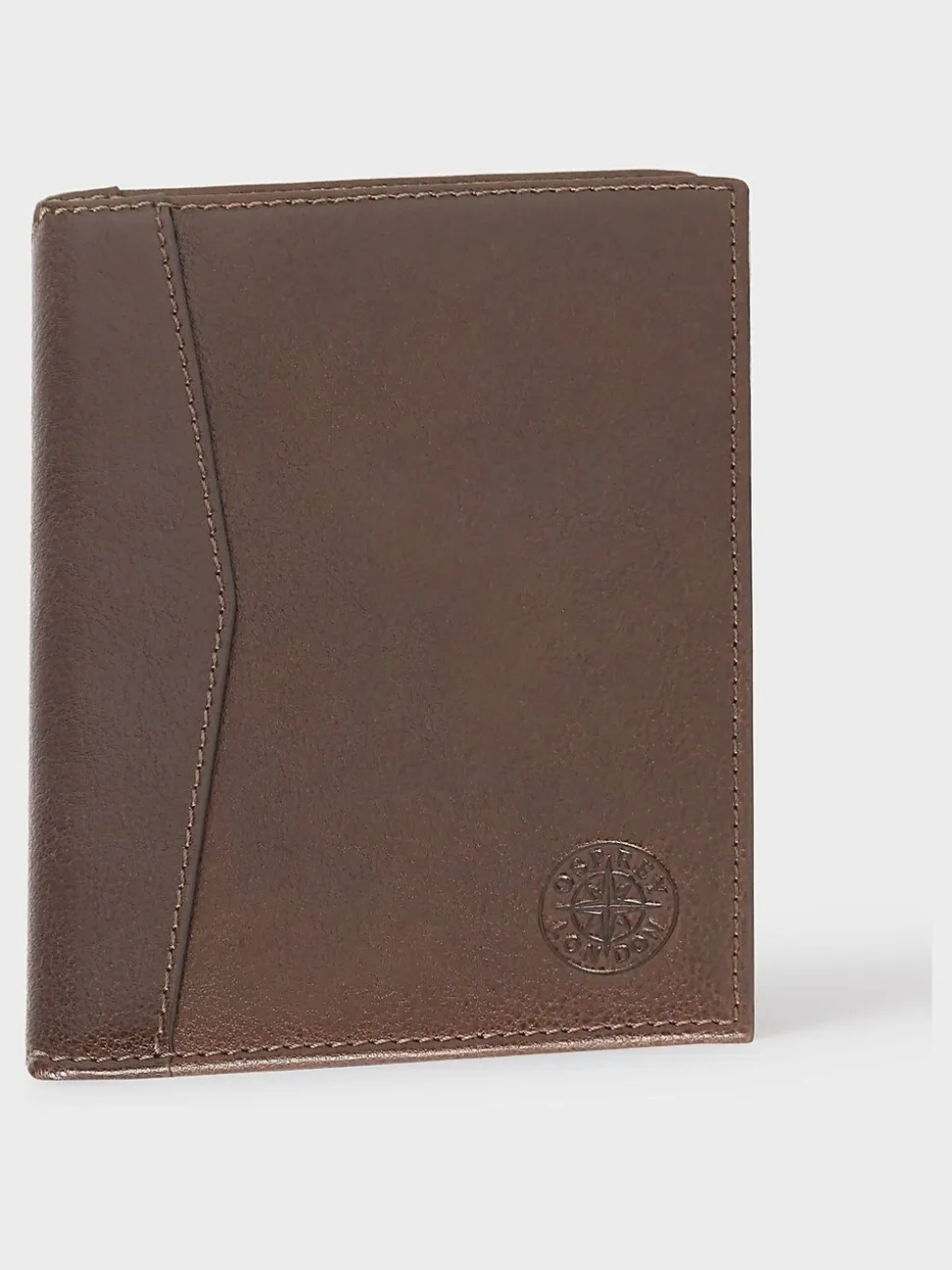 Bruin - Osprey London - The Compass leren paspoorthouder