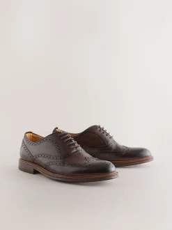 Bruin - Oxford Wingcap Leather Shoes
