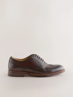 Bruin - Oxford Wingcap Leather Shoes