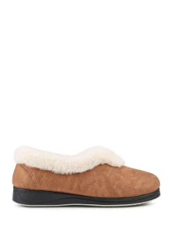 Bruin - Pavers Wide Fit Memory Foam Cosy Slippers
