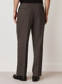 Bruin - Relaxed Fit Smart Pleated Trousers