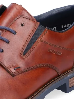 Bruin - Rieker veterschoenen voor heren
