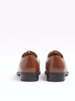 Bruin - River Island Formele Derby Schoenen