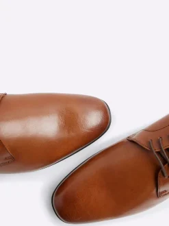 Bruin - River Island Wide Fit Leather Formal Derby Shoes