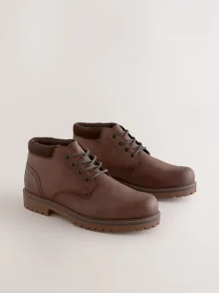 Bruin - Rugged Leather Ankle Boots