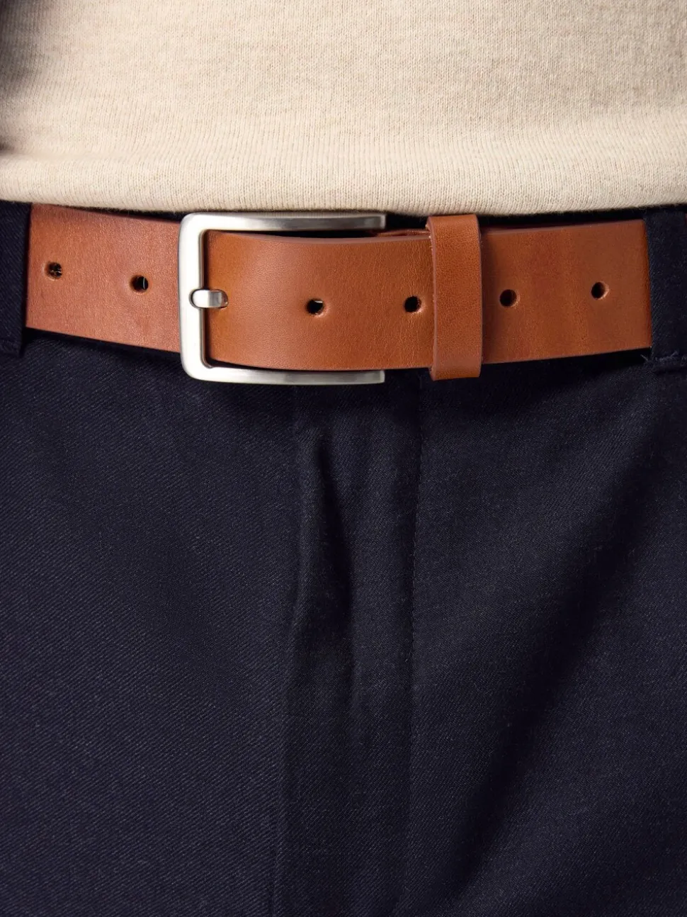 Bruin - Signature Casual leren riem
