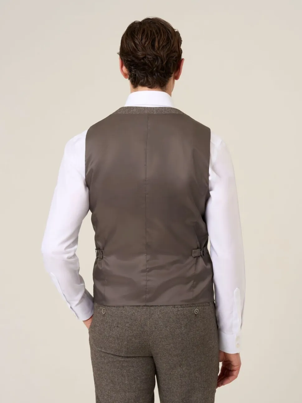 Bruin - Skopes Jude maatsnit getailleerd vest