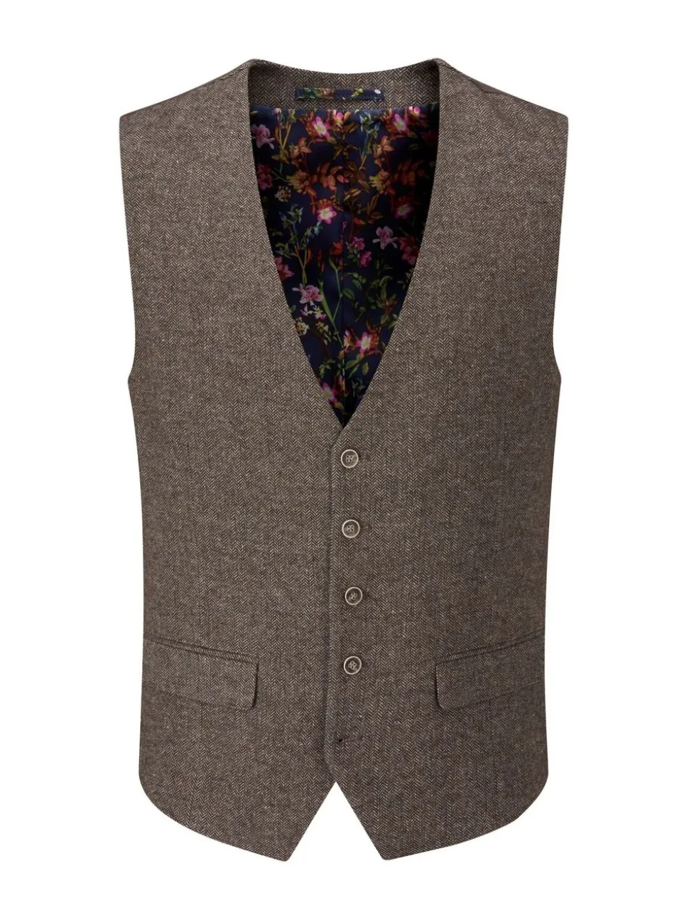 Bruin - Skopes Jude maatsnit getailleerd vest
