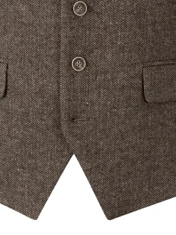 Bruin - Skopes Jude maatsnit getailleerd vest