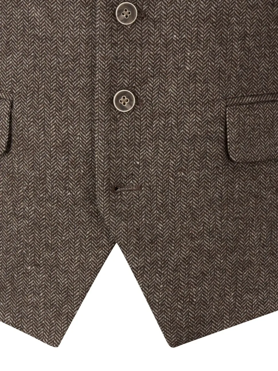 Bruin - Skopes Jude maatsnit getailleerd vest
