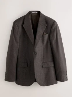 Bruin - Slim Fit Signature Cerruti Italian Wool Puppytooth Suit Jacket