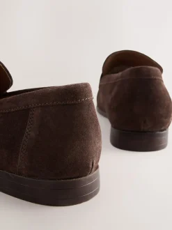 Bruin - Suède instapschoenen