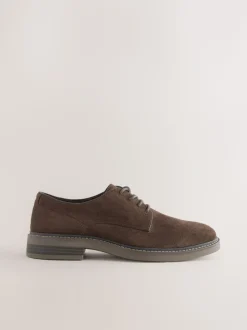 Bruin - Suedette Derby schoenen