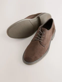 Bruin - Suedette Derby schoenen