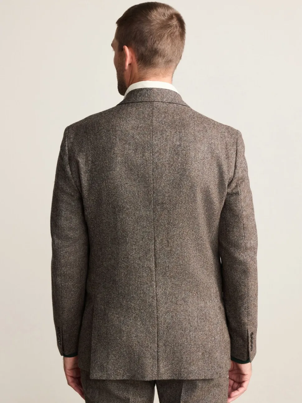 Bruin - Tailored Fit Signature Abraham Moon 100% British Wool Donegal Suit Jacket