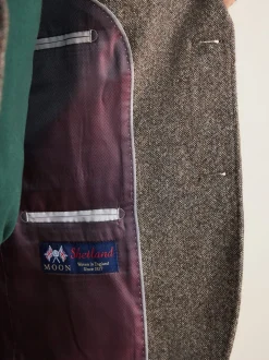 Bruin - Tailored Fit Signature Abraham Moon 100% British Wool Donegal Suit Jacket