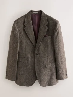 Bruin - Tailored Fit Signature Abraham Moon 100% British Wool Donegal Suit Jacket