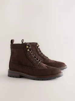 Bruin - Tall Brogue Boots