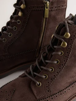 Bruin - Tall Brogue Boots