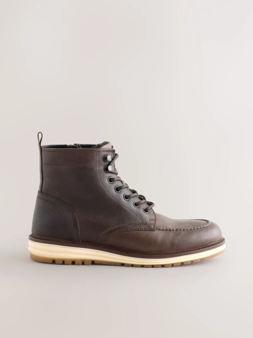 Bruin - Tall Leather Apron Toe Boots