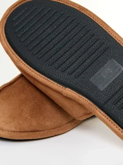 Bruin - Threadbare Faux Fur Lined Slip On Mule Slippers
