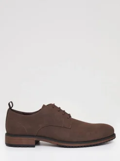 Bruin - Threadbare Faux Suede Derby Shoes