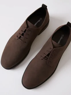 Bruin - Threadbare Faux Suede Derby Shoes
