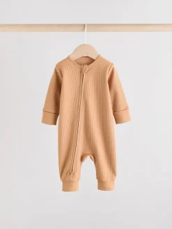Bruin - Two Way Zip Baby Footless Sleepsuits 3 Pack (0mths-3yrs)