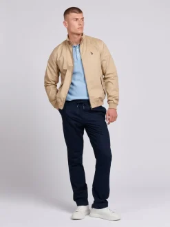 Bruin - U.S. Polo Assn. Mens 100% Cotton Twill Harrington Jacket