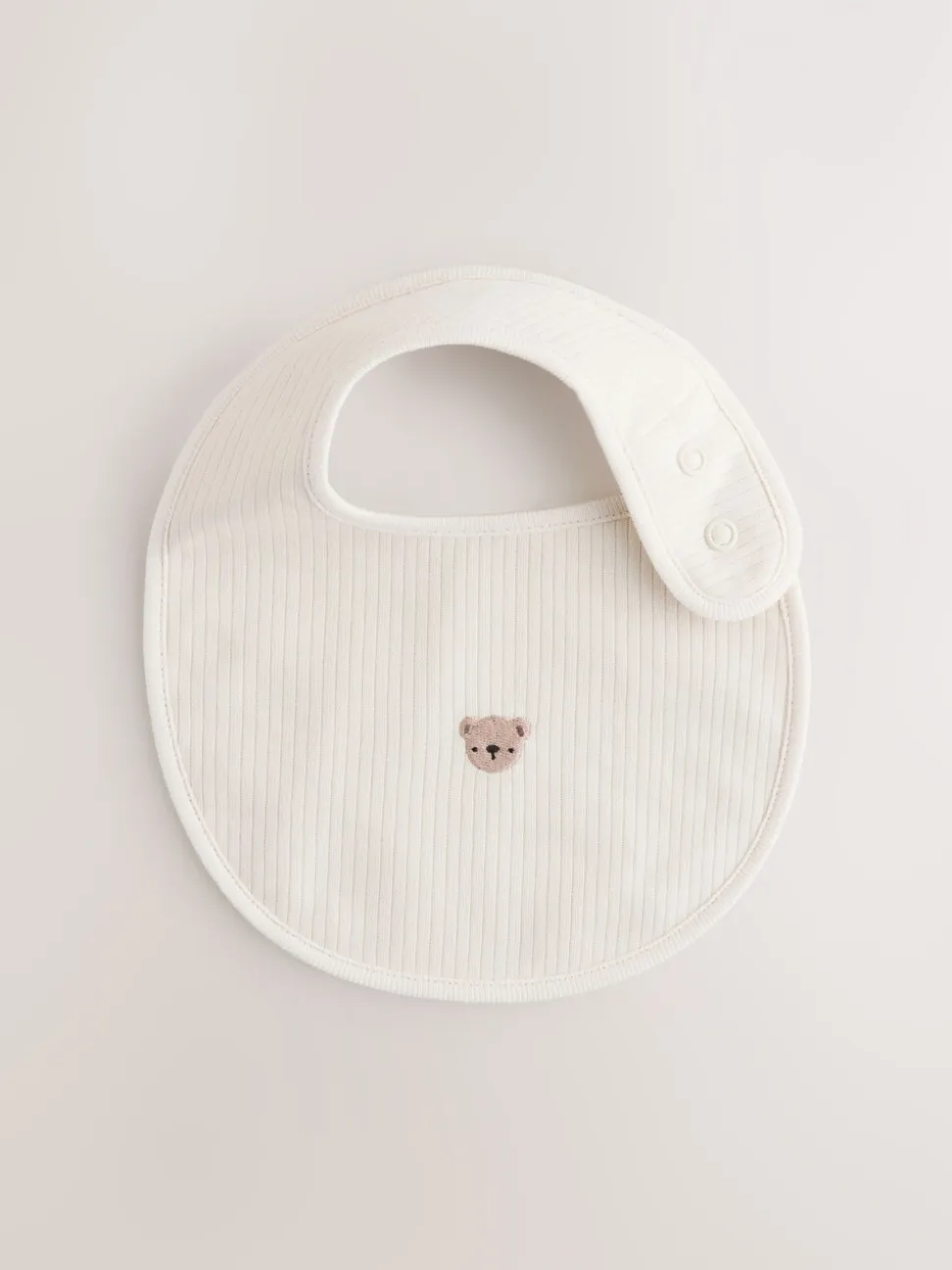 Bruin - Verpakking met 5 babyslabbetjes