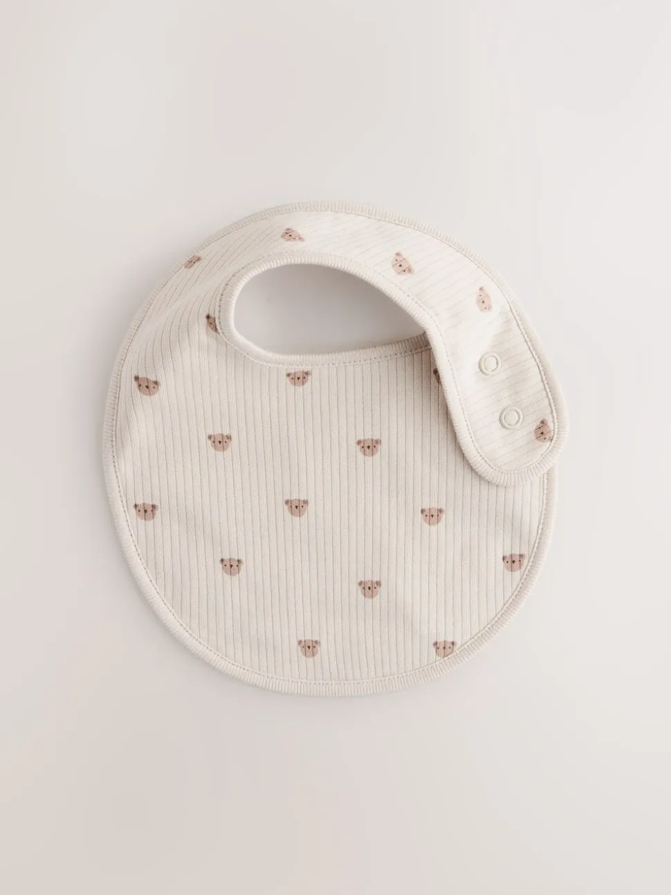 Bruin - Verpakking met 5 babyslabbetjes
