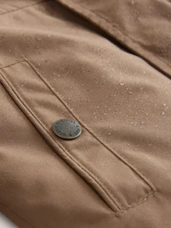 Bruin - Waterdichte parka met borgvoering (3mnd -7jr)