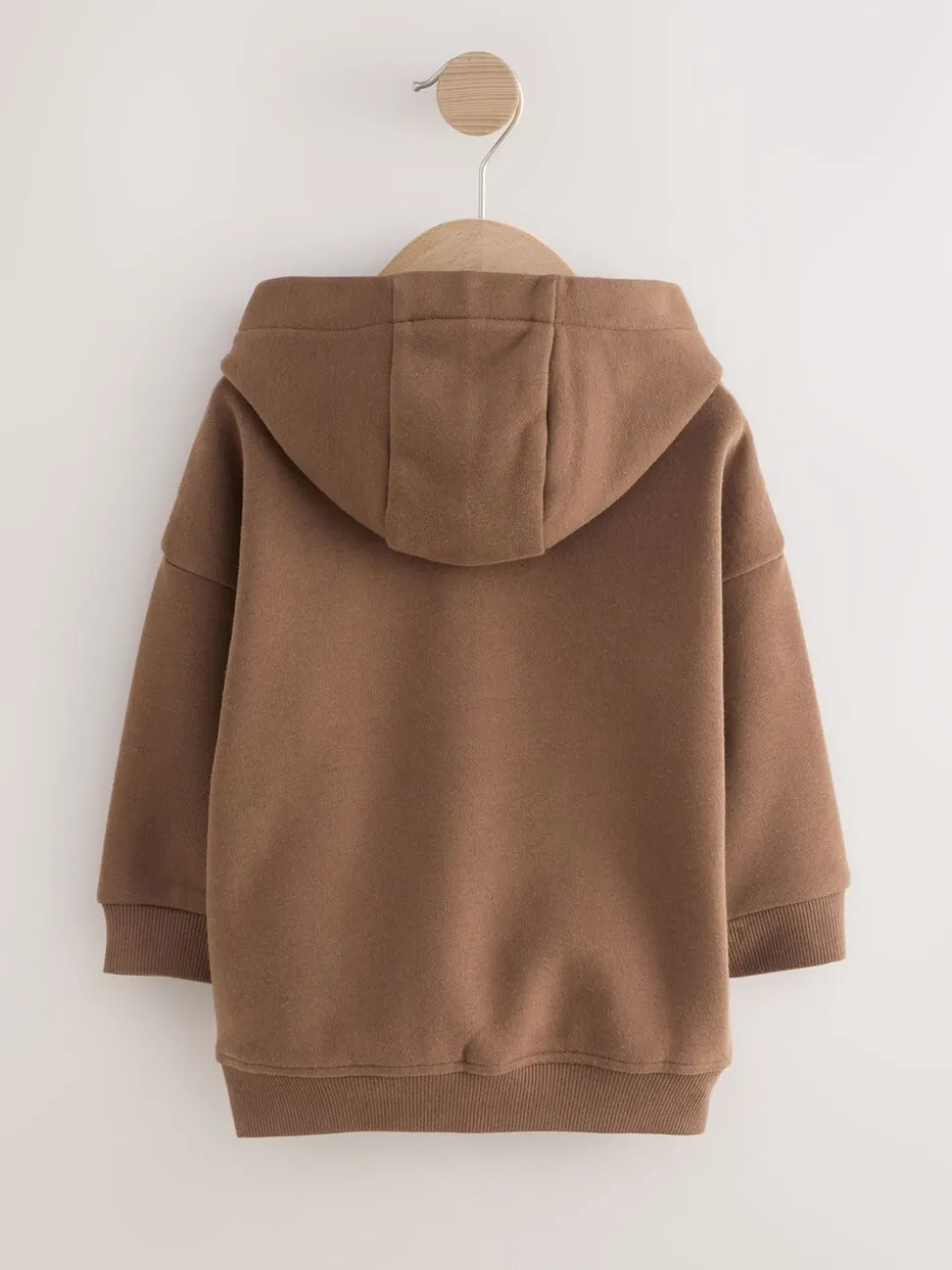 Bruin - Zachte hoodie met lange mouwen (3mnd-7jr)