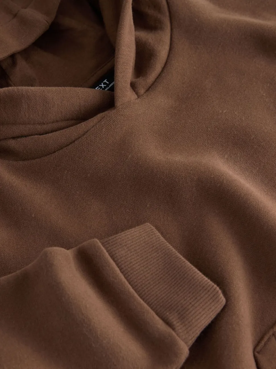Bruin - Zachte hoodie met lange mouwen (3mnd-7jr)