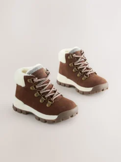 Bruin borg - Thermische gevoerde Thinsulate™ wandelschoenen
