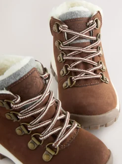 Bruin borg - Thermische gevoerde Thinsulate™ wandelschoenen