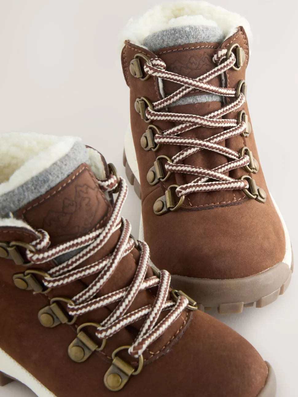 Bruin borg - Thermische gevoerde Thinsulate™ wandelschoenen