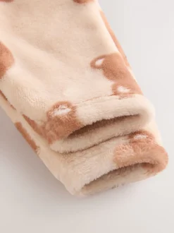 Bruin met beer - Fleece babypyjama