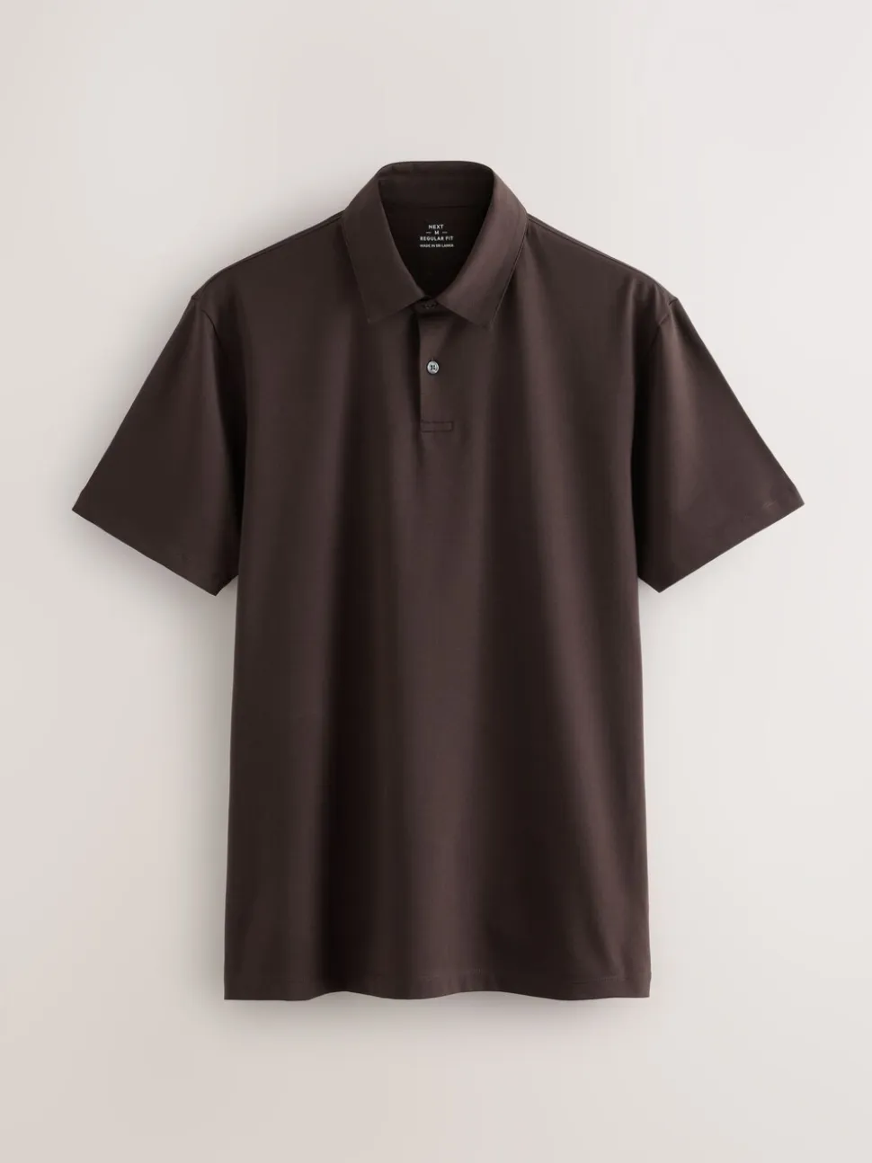 Bruin/Blauw/Naturel - Set van 3 jersey poloshirts met korte mouwen