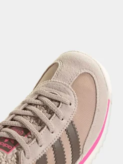 Bruin/naturel - adidas Originals SL 72 RS Elastic Laces Trainers
