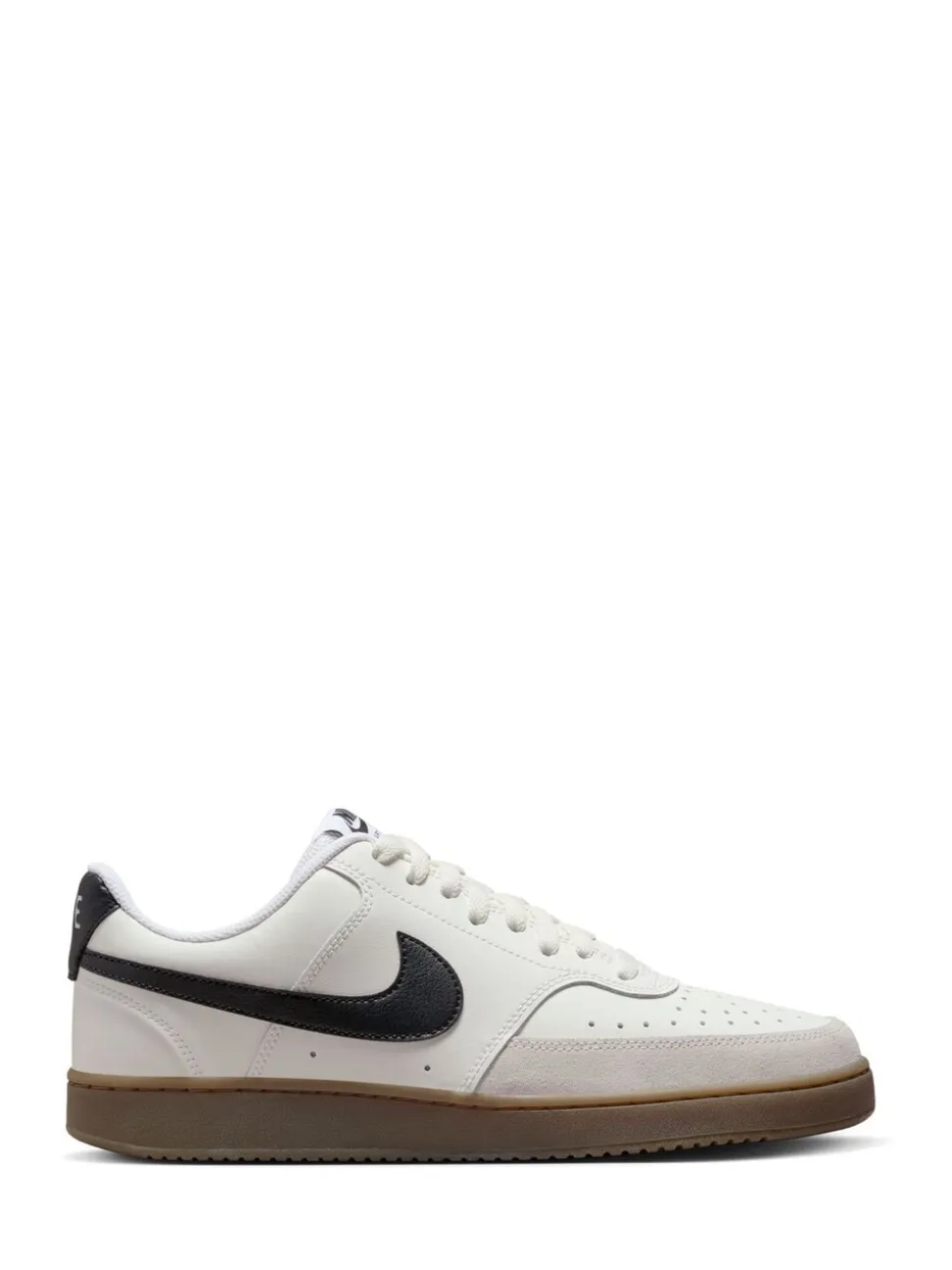 Bruin/wit - Nike Court Vision lage sneakers