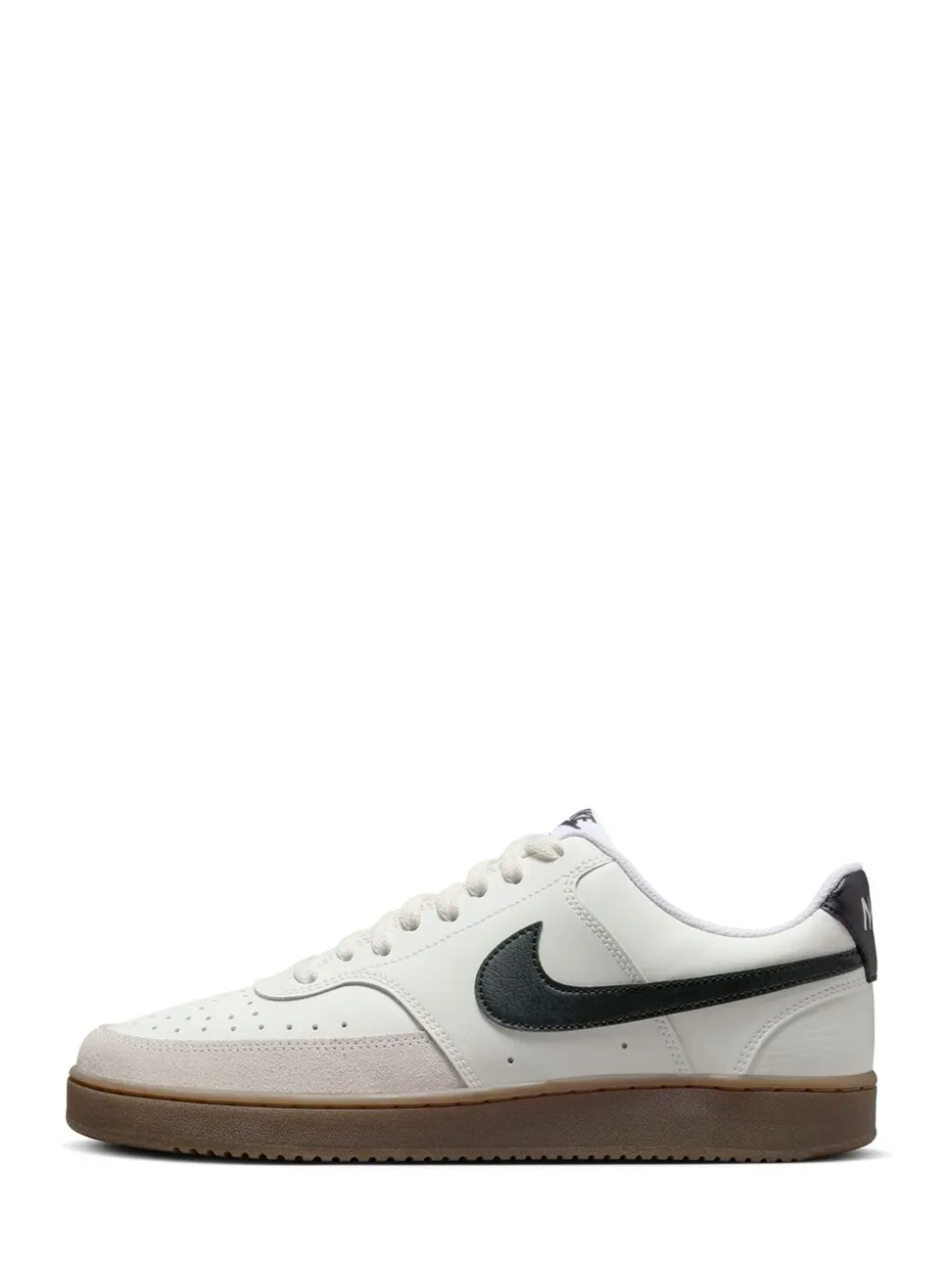 Bruin/wit - Nike Court Vision lage sneakers