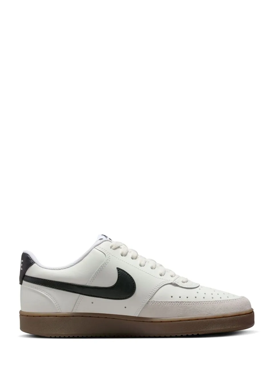 Bruin/wit - Nike Court Vision lage sneakers