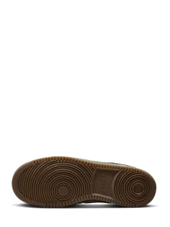 Bruin/wit - Nike Court Vision lage sneakers