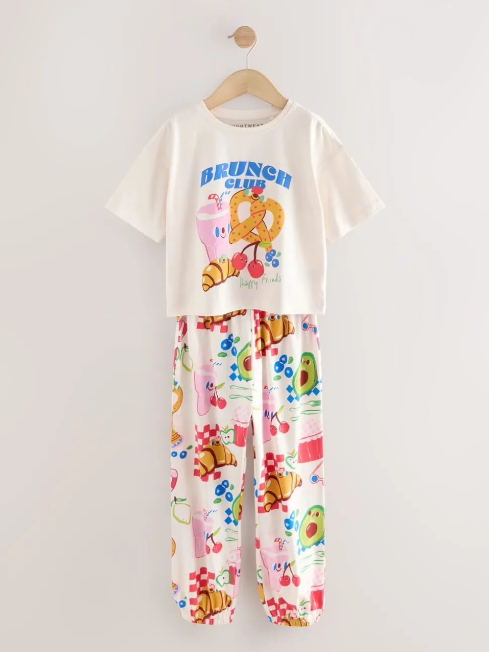Brunch Club - Verpakking van 3 pyjama's met joggingbroek (3 - 16 jr)