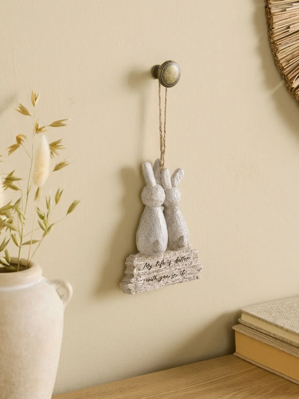 Bunnies Life Is Better Hanging Decoration