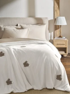 Bunny Fleece Throw