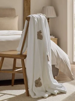 Bunny Fleece Throw