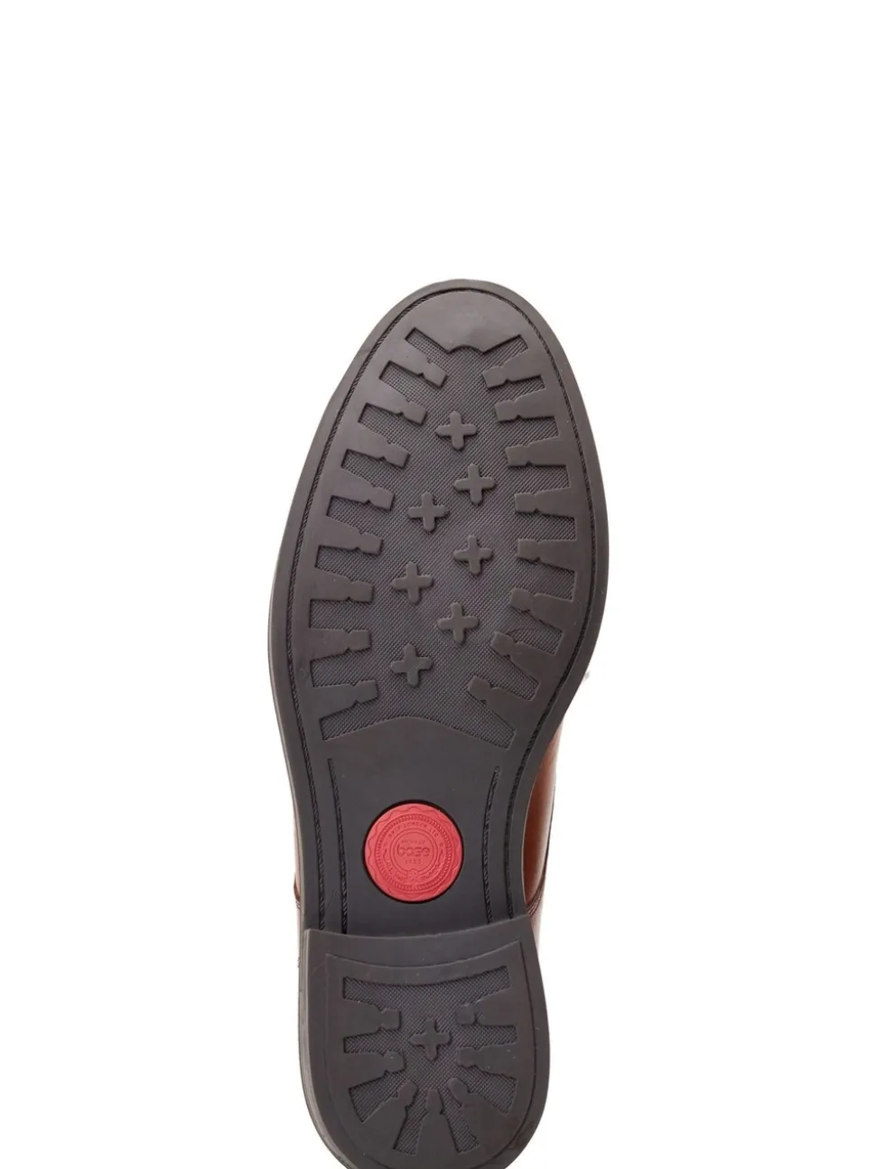 Burnt Tan Brown - Base London Plymouth Toe Cap Boot